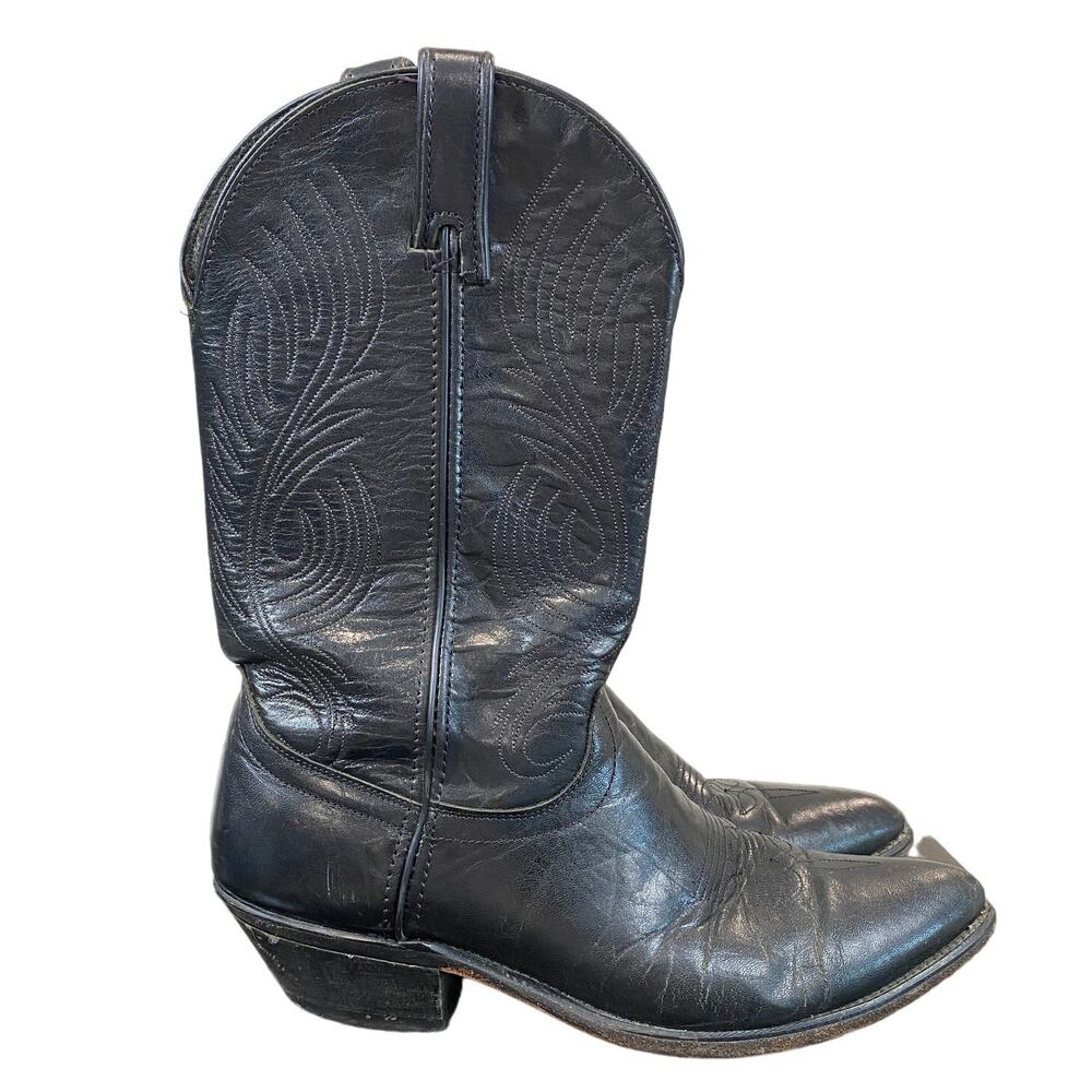 Code West by Dan Post Leather Western Cowboy Boots Men's 10.5M